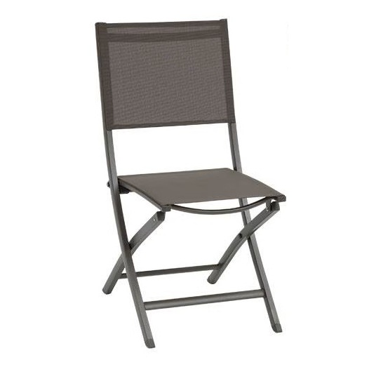 Krzesła ogrodowe składane Essentia, 4 szt, Wenge Praline - Hesperide