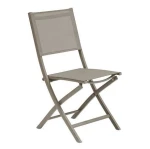 Krzesła ogrodowe składane Essentia, 4 szt, Hazelnut Coffee - Hesperide