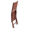Krzesła ogrodowe składane Essentia, 4 szt, Mahogany - Hesperide