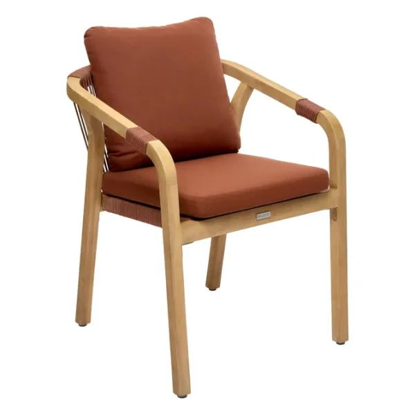 Krzesło ogrodowe drewniane Papouasie, Mahogany - Hesperide