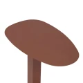 Mały metalowy stolik ogrodowy Venuzia, Mahogany - Hesperide
