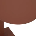 Mały metalowy stolik ogrodowy Venuzia, Mahogany - Hesperide