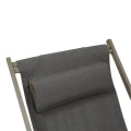 Leżak balkonowy Lunivia, aluminiowy składany lekki, Coffee - Hesperide