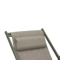 Leżak balkonowy Lunivia, aluminiowy składany lekki, Laurel Green - Hesperide