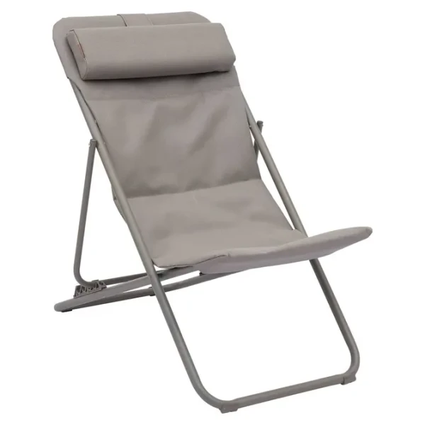 Leżak ogrodowy składany Mirael, Hazelnut Coffee - Hesperide