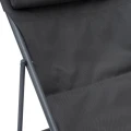Leżak ogrodowy składany Mirael, Anthracite Graphite - Hesperide
