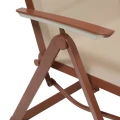 Fotel ogrodowy rozkładany Decima, Linen Mahogany - Hesperide