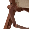Fotel ogrodowy rozkładany Decima, Linen Mahogany - Hesperide