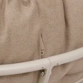 Bujany fotel ogrodowy w kształcie jajka Paopao, Beige Clay - Hesperide