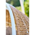 Fotel wiszący ogrodowy Orbiana w kształcie jajka, z plecionką - Hesperide