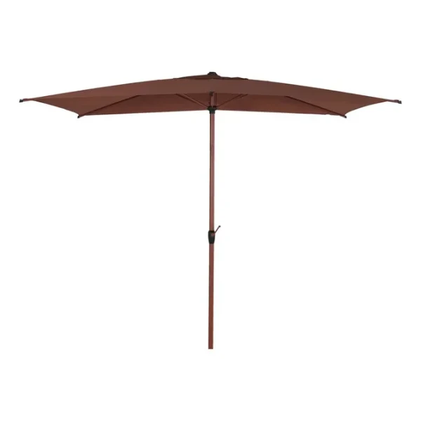 Parasol ogrodowy prostokątny odchylany Loompa 2x3 m, Mahogany - Hesperide