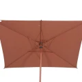 Parasol ogrodowy prostokątny odchylany Loompa 2x3 m, Mahogany - Hesperide