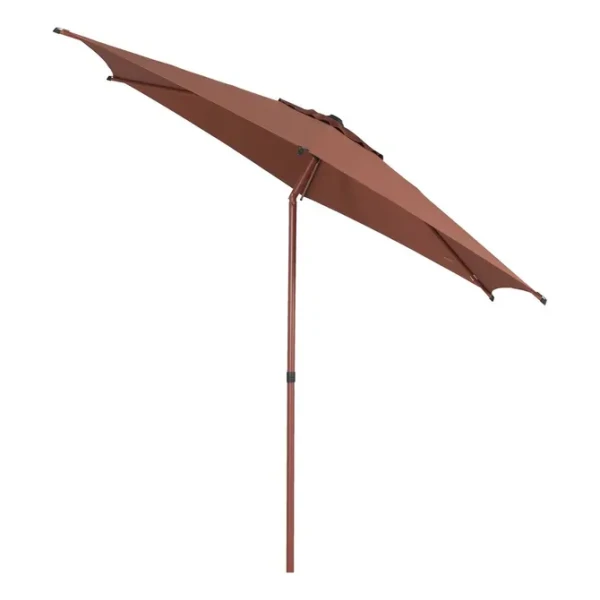 Parasol ogrodowy, Soya 2.7m okrągły odchylany, Mahogany - Hesperide