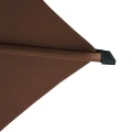 Parasol ogrodowy, Soya 2.7m okrągły odchylany, Mahogany - Hesperide