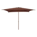 Parasol ogrodowy kwadratowy, Soya 2.5x2.5m, Mahogany - Hesperide