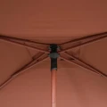 Parasol ogrodowy kwadratowy, Soya 2.5x2.5m, Mahogany - Hesperide
