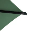 Parasol ogrodowy okrągły odchylany Loompa 3 m, Olive green zielony - Hesperide