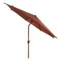 Parasol ogrodowy okrągły odchylany Loompa 3 m, Mahogany - Hesperide
