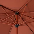 Parasol ogrodowy okrągły odchylany Loompa 3 m, Mahogany - Hesperide