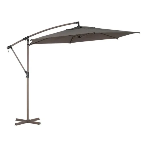 Parasol ogrodowy boczny, okrągły Manoa 3m, Coffee - Hesperide