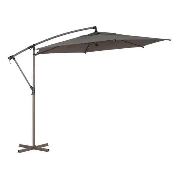 Parasol ogrodowy boczny, okrągły Manoa 3m, Coffee - Hesperide