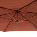 Parasol ogrodowy boczny, okrągły Manoa 3m, Mahogany - Hesperide