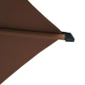 Parasol ogrodowy boczny, okrągły Manoa 3m, Mahogany - Hesperide