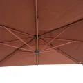 Parasol ogrodowy boczny, kwadratowy Manoa 2,5x2,5, Mahogany - Hesperide