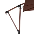 Parasol ogrodowy boczny, kwadratowy Manoa 2,5x2,5, Mahogany - Hesperide