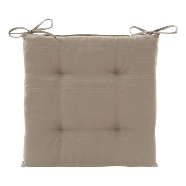 Poduszka ogrodowa na krzesło, pikowana Korai 40x40, Coffee - Hesperide