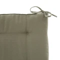 Poduszka ogrodowa na krzesło, pikowana Korai 40x40, Laurel green - Hesperide