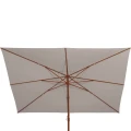 Parasol ogrodowy na wysięgniku kwadratowy 3x3 m Melhia z tkaniną olefin, Linen Mahogany - Hesperide