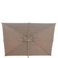 Parasol ogrodowy na wysięgniku prostokątny 4x3 m Melhia z tkaniną olefin, Linen Clay - Hesperide