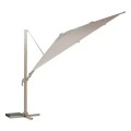 Parasol ogrodowy na wysięgniku prostokątny 4x3 m Melhia z tkaniną olefin, Linen Clay - Hesperide