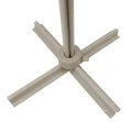 Parasol ogrodowy na wysięgniku prostokątny 4x3 m Melhia z tkaniną olefin, Linen Clay - Hesperide