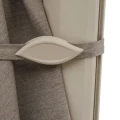 Parasol ogrodowy na wysięgniku prostokątny 4x3 m Melhia z tkaniną olefin, Linen Clay - Hesperide