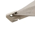 Parasol ogrodowy na wysięgniku prostokątny 4x3 m Melhia z tkaniną olefin, Linen Clay - Hesperide