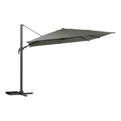 Parasol ogrodowy na wysięgniku prostokątny 4x3 m Melhia z tkaniną olefin, Laurel Green zielony - Hesperide