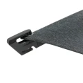 Parasol ogrodowy na wysięgniku prostokątny 4x3 m Melhia z tkaniną olefin, Graphite - Hesperide