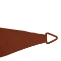Żagiel przeciwsłoneczny trójkątny 3x3x3 m Elyor, Mahogany - Hesperide