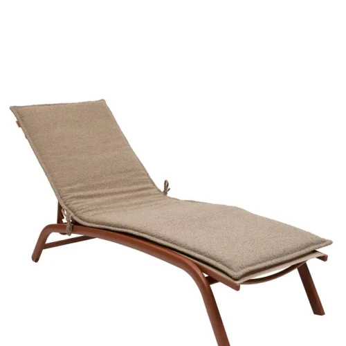 Materac na leżak ogrodowy wodoodporny 190x60 Solfia, Coffee - Hesperide