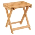 Taboret składany drewniany z bambusa - 5five