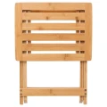 Taboret składany drewniany z bambusa - 5five