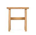 Drewniany taboret z odzyskanego drewna teak Siku - Bazar Bizar
