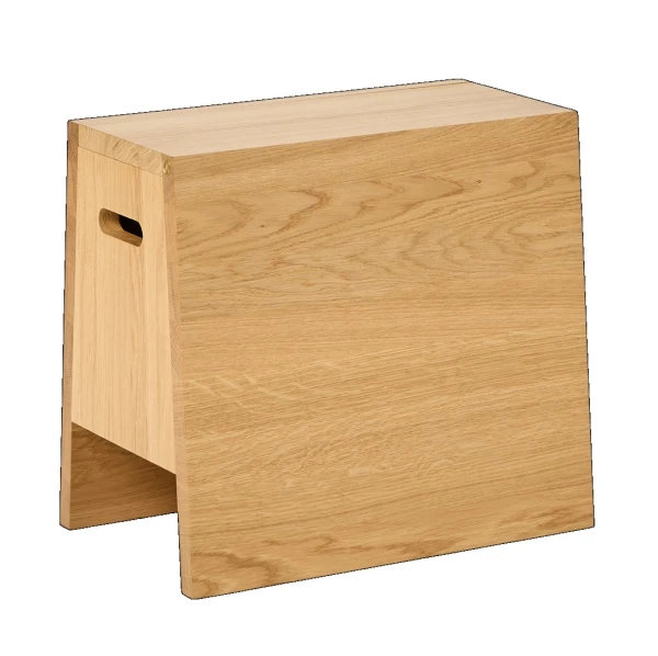 Stołek ze schowkiem dębowy Plinth - Andersen Furniture