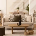 Stolik kawowy owalny z drewna akacjowego 110x60 - Atmosphera