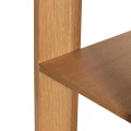 Wąski regał z forniru dębowego Merge 45x45x140 cm - Hubsch