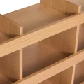 Niski regał z półkami z forniru dębowego Momentum 120x31x70 cm - Hubsch