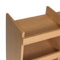 Niski regał z półkami z forniru dębowego Momentum 120x31x70 cm - Hubsch
