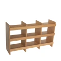 Niski regał z półkami z forniru dębowego Momentum 120x31x70 cm - Hubsch